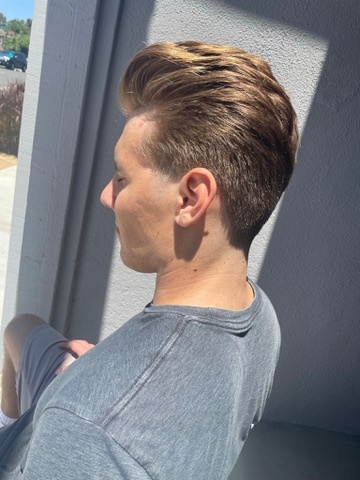 Men's Faux-Pompadour